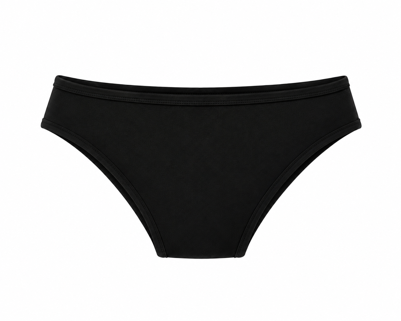 Low Rise Bird Of Mediterranean Bikini Bottom, Black