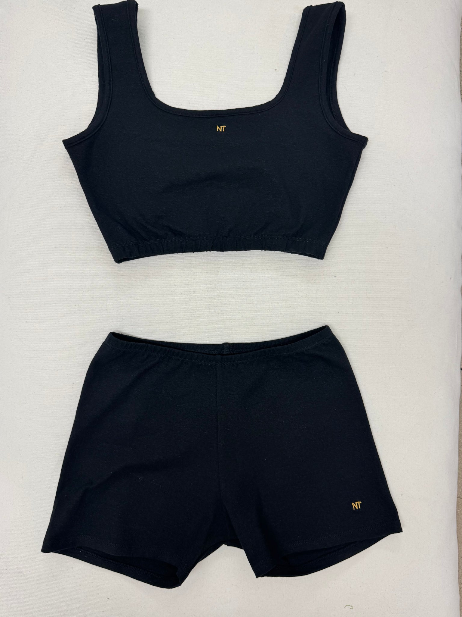 SURF/SPORTS BRA TOP, BLACK