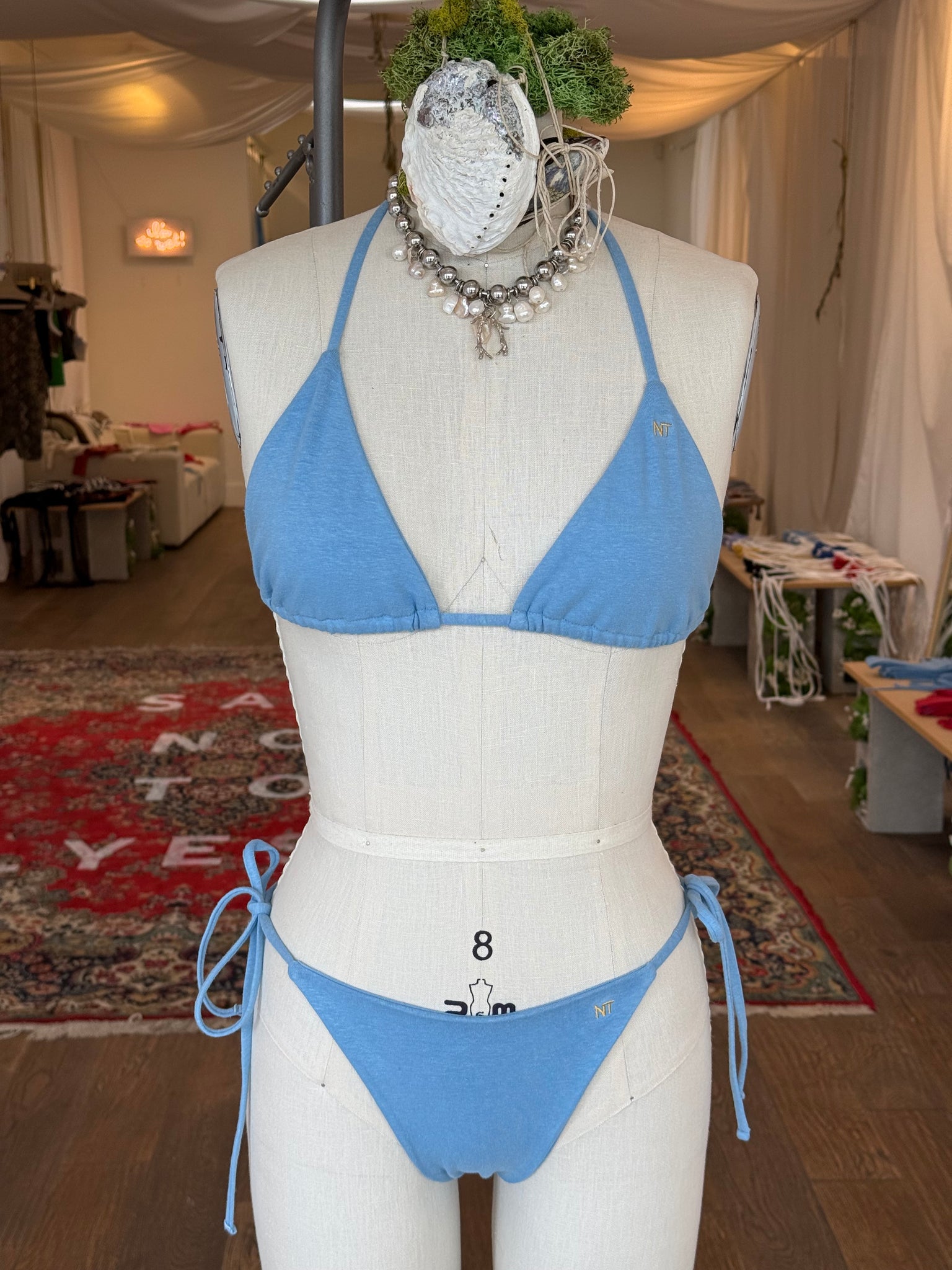 TONIC BLUE BIKINI TOP