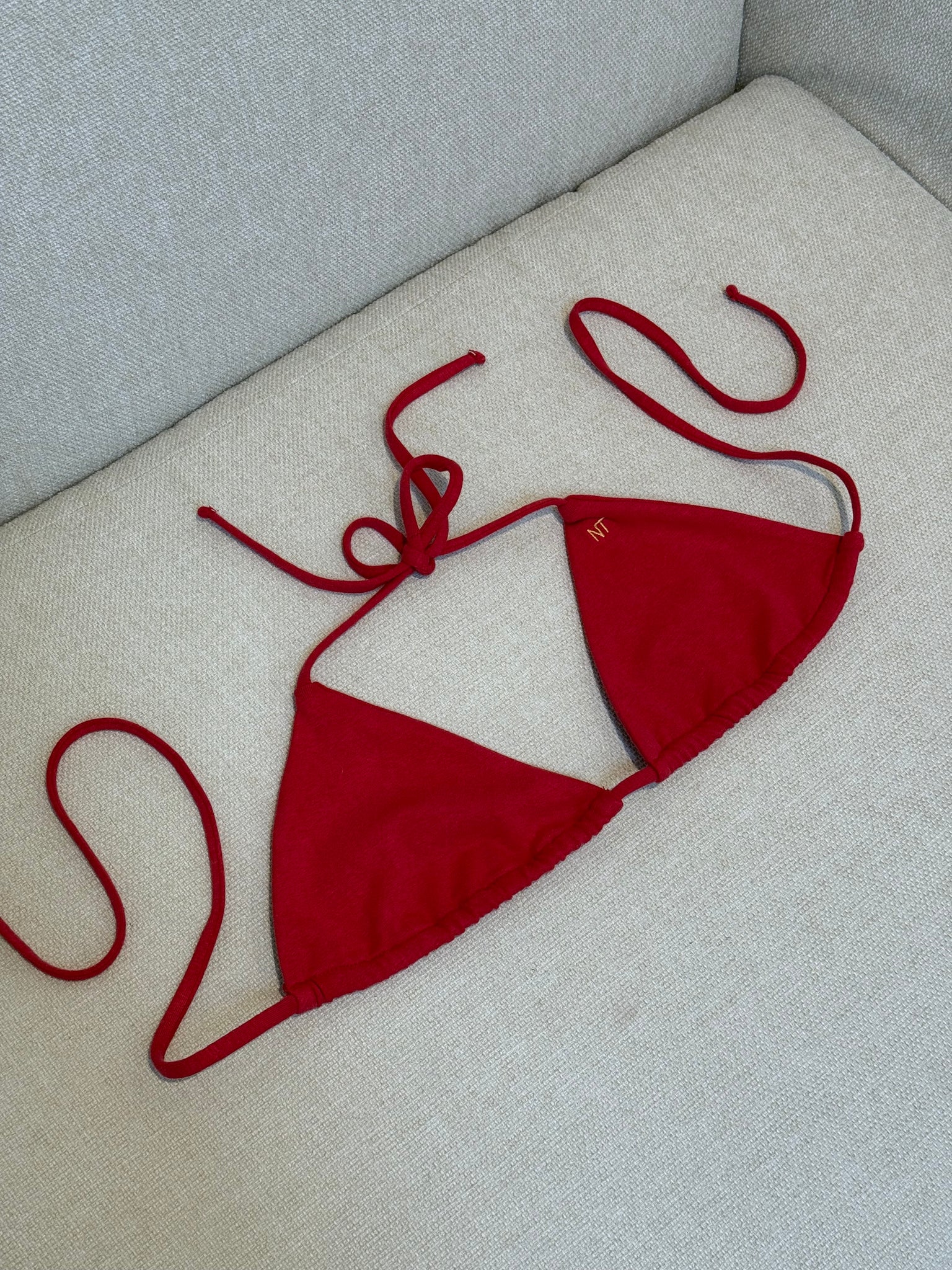 RED BIKINI TOP