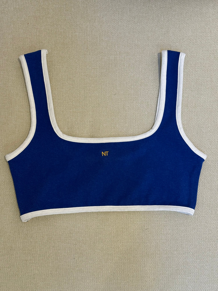 Mediterranean Chill Sport Top, Deep Blue