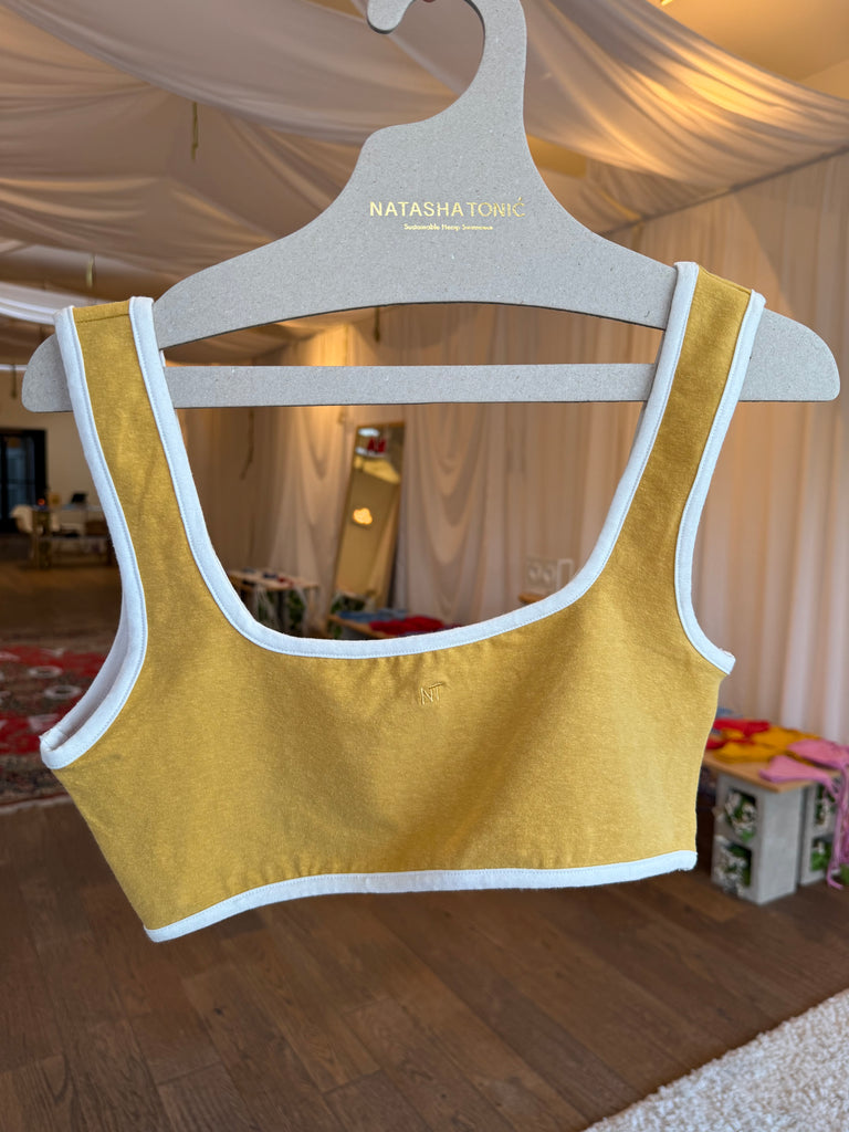 LEMON ZEST SPORT TOP, CITRON