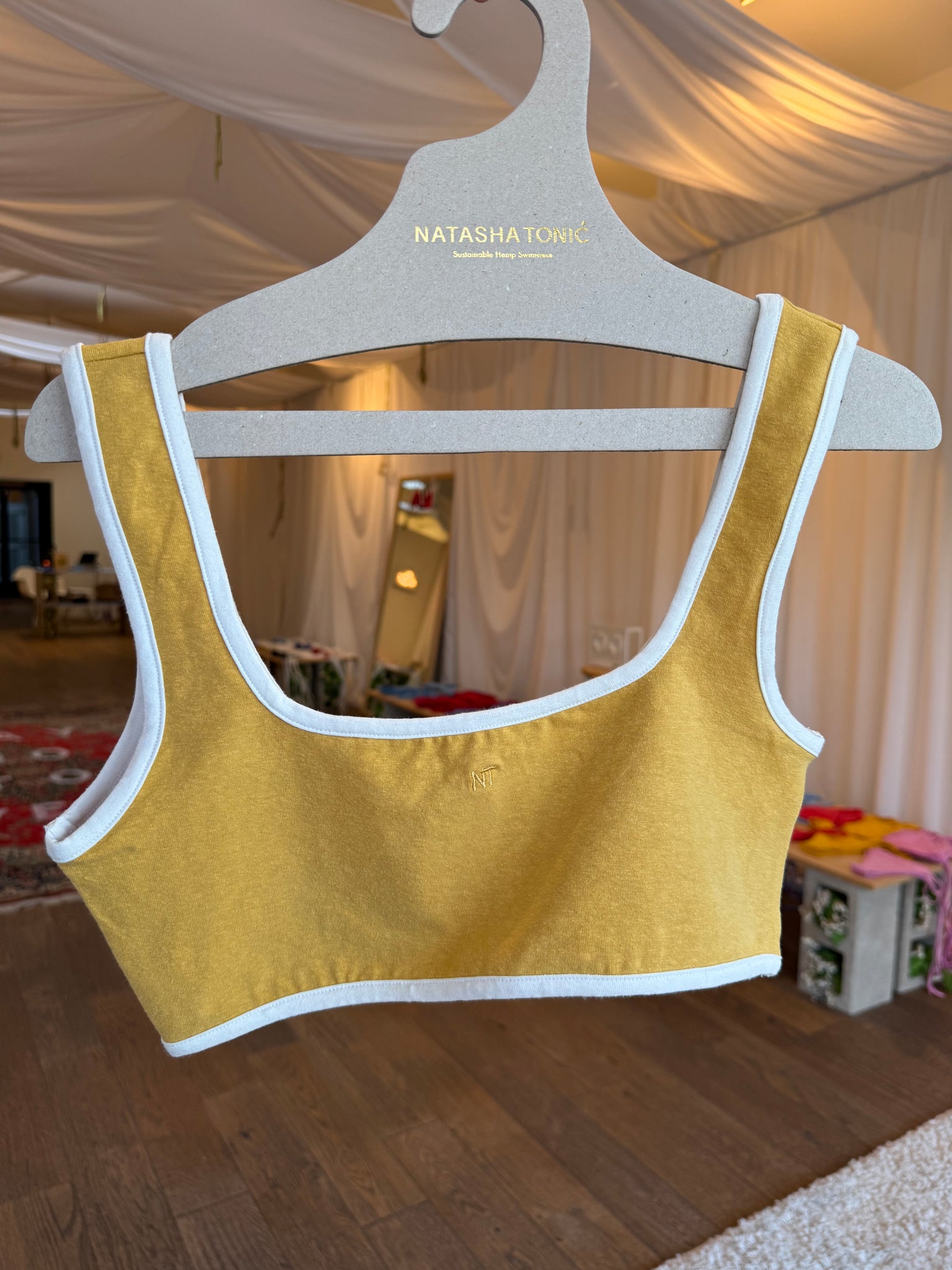LEMON ZEST SPORT TOP, CITRON