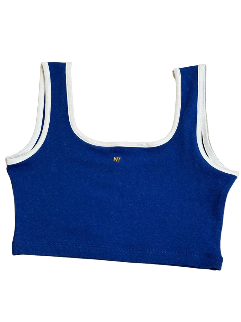 MEDITERRANEAN SURF BRA TOP, BLUE