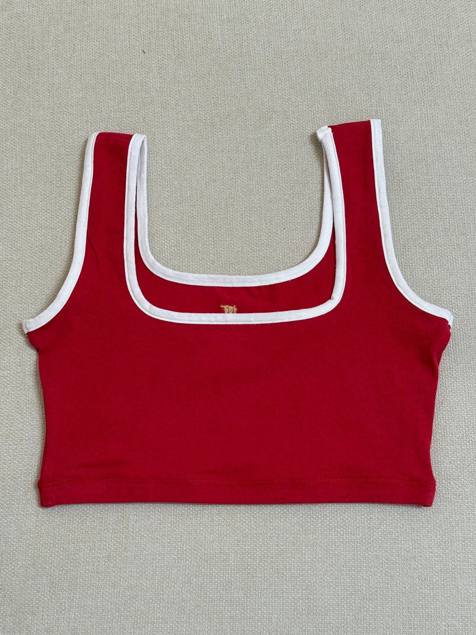 SAUCY SURF BRA TOP, RED