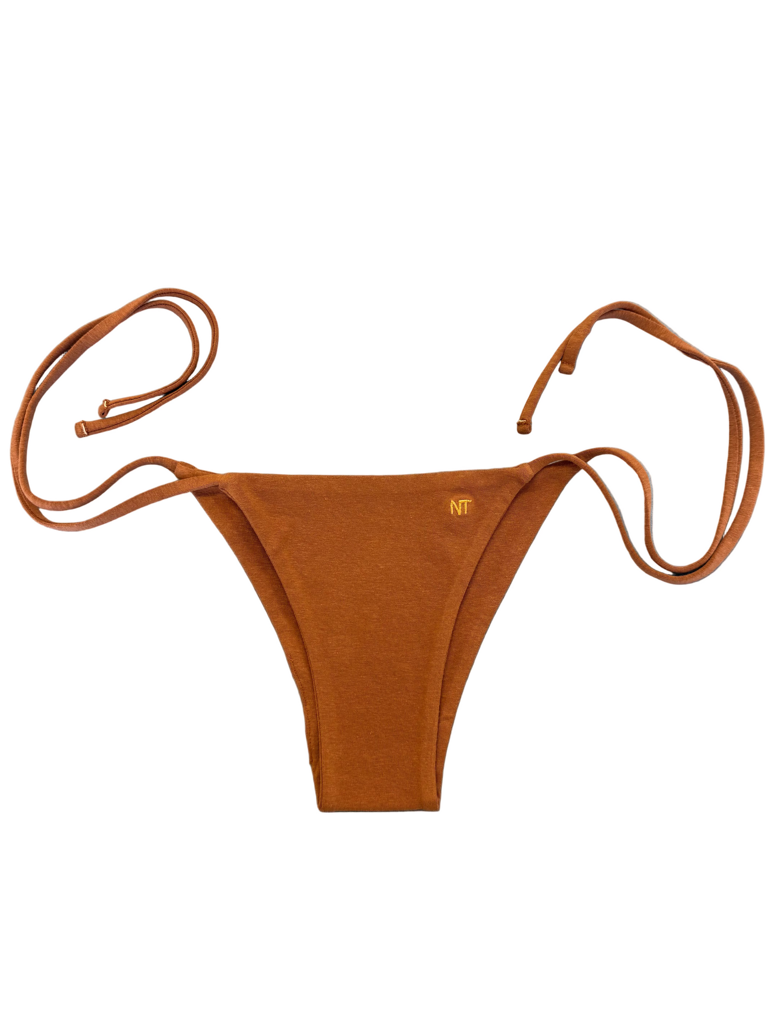 TIE ME UP BIKINI BOTTOM, TAN