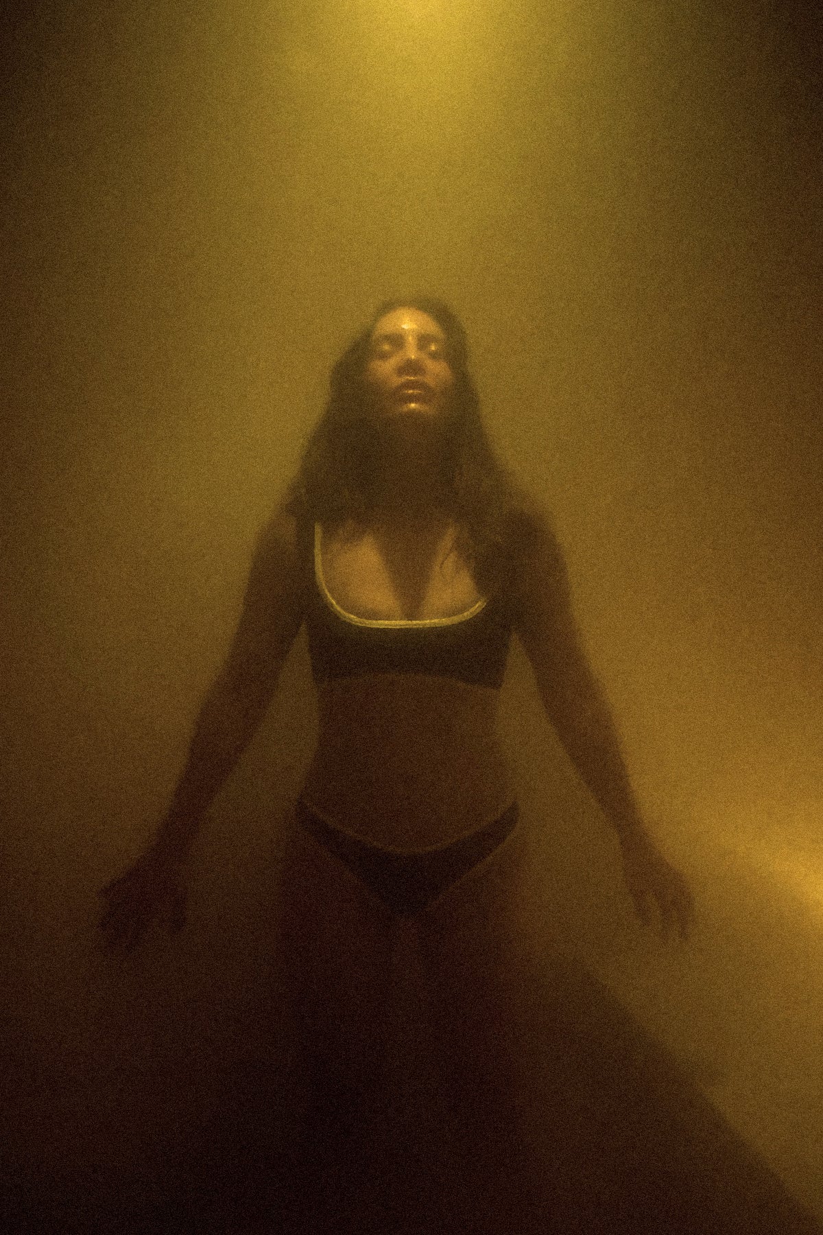 TONIC SAUNA BIKINI TOP, BLACK COLOR