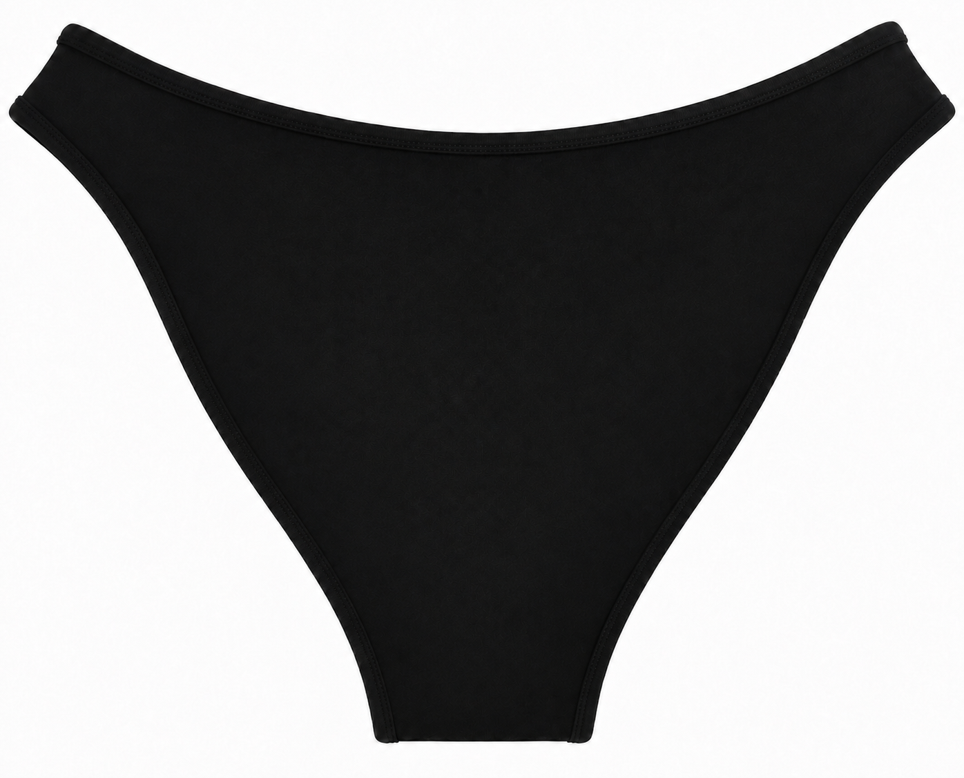 SAUNA BIKINI BOTTOM, BLACK WITH BLACK BORDER