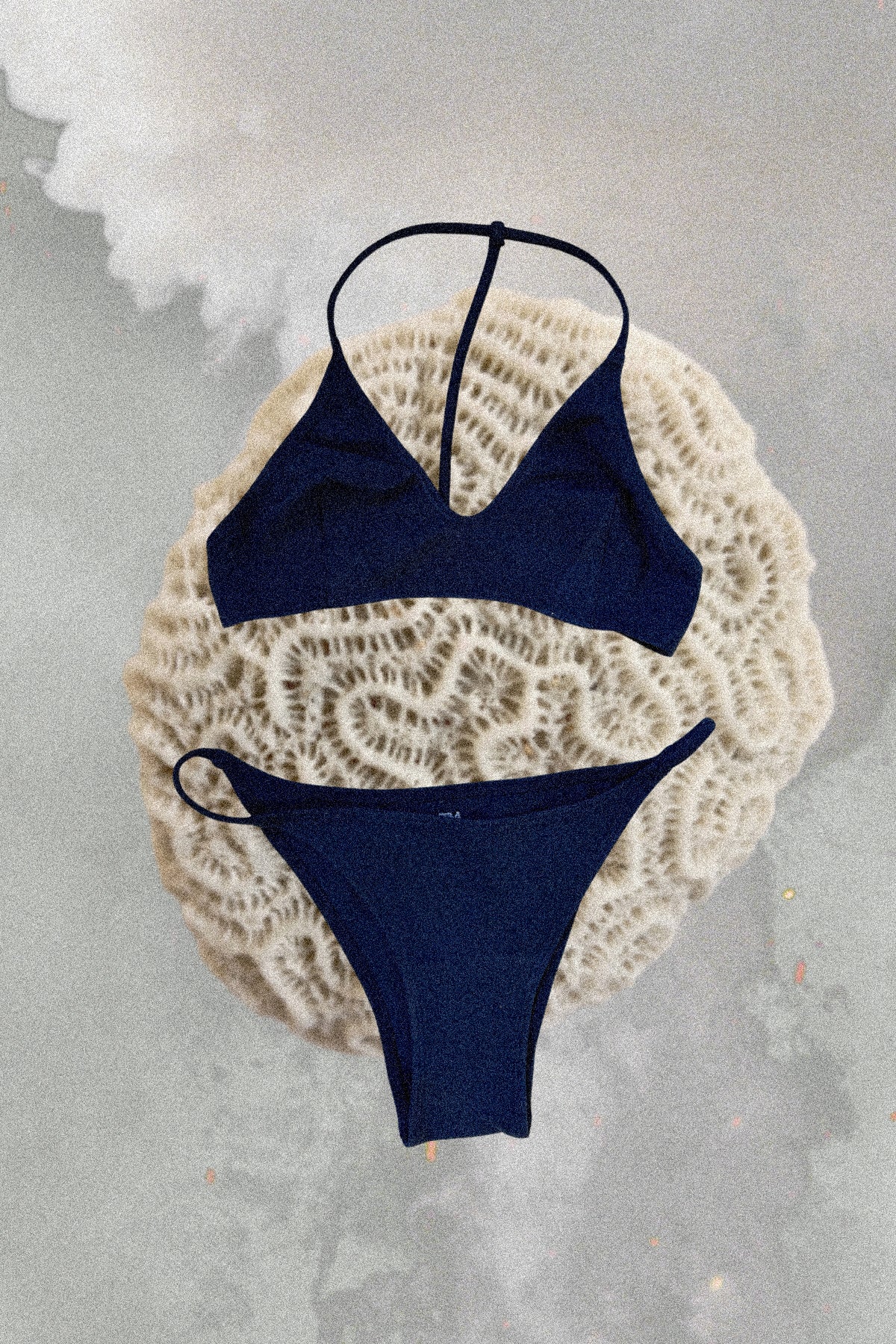 DEEP SEA BLUE, One String Bikini Top – NATASHA TONIC